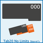 Tab20 No Limits Sisoset nummers