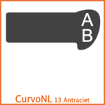 Curvo No Limits set 13 Antraciet