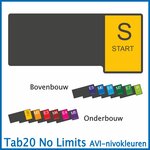 Tab 20 No Limits AVI set Blok in Nivo-kleuren