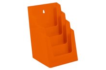 Folderdisplay-4-vaks-A5-oranje