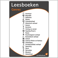 Leesboeken overzichtsbord A-formaat 1 koloms