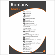 Genre overzichtsbord A-formaat 1 koloms