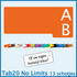 Tab20 No Limits set 13 schotjes_